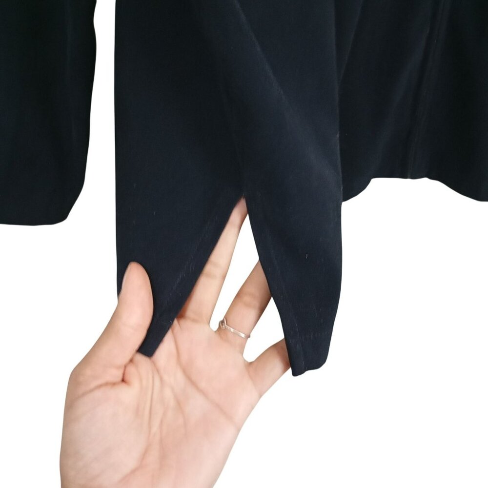 Notations Jacket Floral Embroidery Split Hem Wome… - image 5